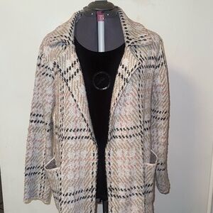 Plaid Women's Cardigan